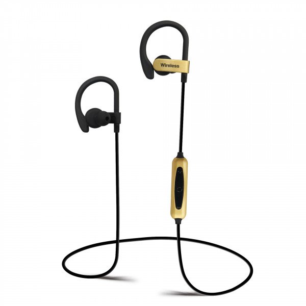 Wholesale Lightweight Sports Wireless Bluetooth Stereo Headset STN-999 (Gold)